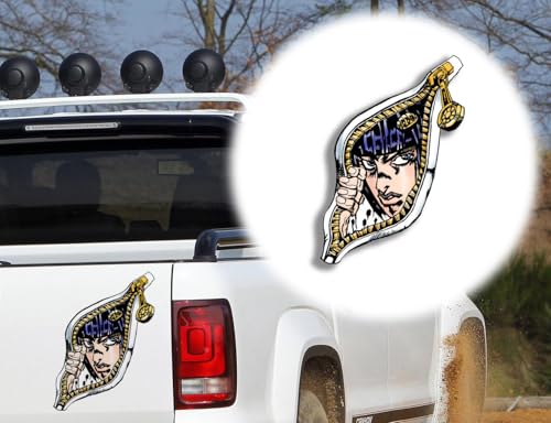 Image of Matomo JoJo's Bizarre Adventure Zipper Cartoon Funny Vinyl Sticker Auto Car Truck Wall Laptop | Sticker | Decal | 7 inch