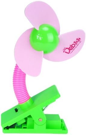 Baby Pushchair, Cot,Buggy & Pram Mini Safety Clip-on Fan (Pink)