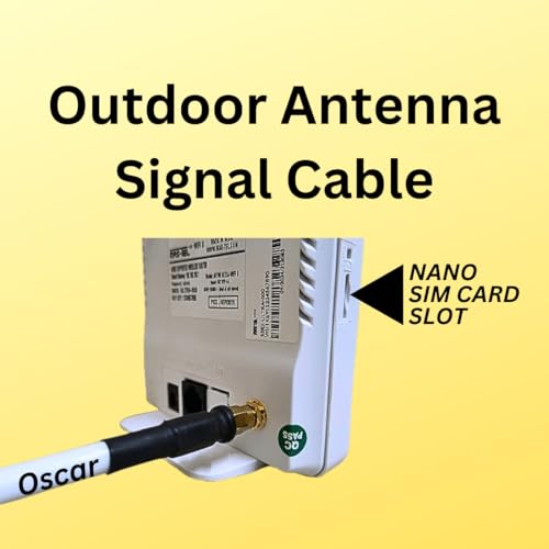 Image of 5G /4G SIM Wi-Fi Router with Outdoor Antenna Kit