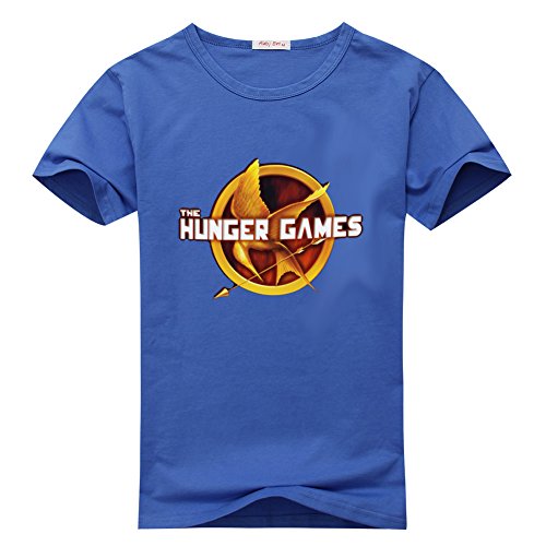 T-shirt Hunger Games bleu marine en taille L parfait pour vos sorties ciné