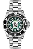 Invicta Pro Diver 50524 - Orologio da uomo, impermeabile, analogico, movimento al quarzo, in acciaio inox, quadrante verde, 40 mm