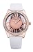 Kenneth Cole New York Women's KC2728 Transparency Gold Dial Transparency White Strap Watch