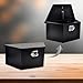 FGJQEFG 26'' Trailer Tongue Truck Tool Box Steel for UnderBed Trailer Outdoor Car with Lock and Key - 26 x 13.3 x 12 Inch Black Trailer Toolbox