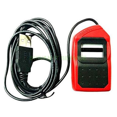 Image of Morpho MSO 1300 E3 RD L1 | 100% Orignal and Tested Single Fingerprint Biometric Scanner | RD Registered | Letest Version of Security System | Morpho Red & Black Device | 1 Year RD Activated