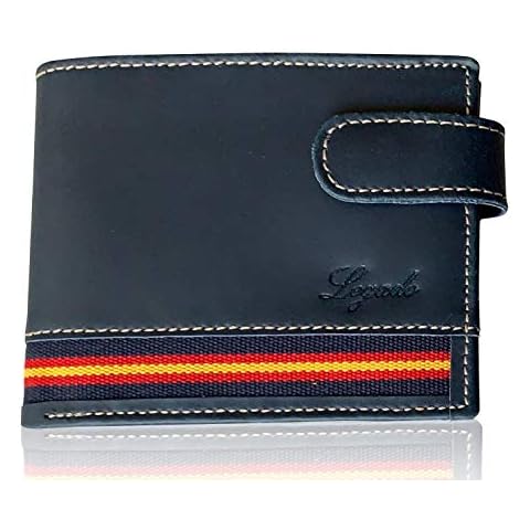 LEGADO Cartera Hombre Marino con Bandera de España Cover