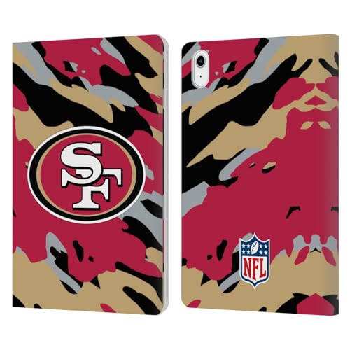 Étui portefeuille iPad Air 11 NFL San Francisco 49ers en cuir avec support vidéo intégré