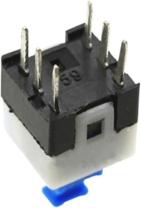 20pcs 7 * 7mm 6Pin Push Tactile Power Switch Self lock On/Off button Latching switch(Self-Momentary)
