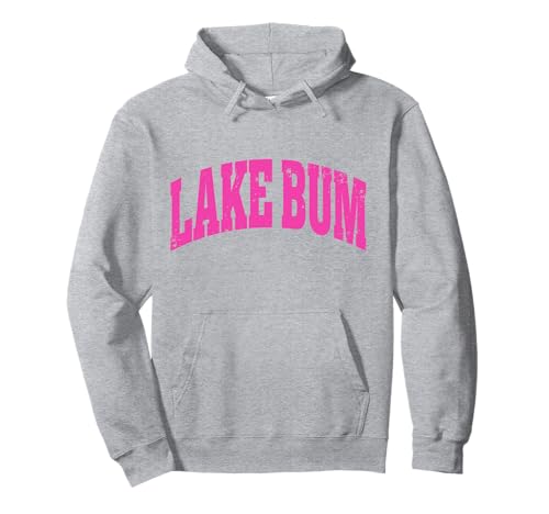 Lake Bum Hello Summer Trendy Preppy Vacation Boat Babe Life Pullover Hoodie