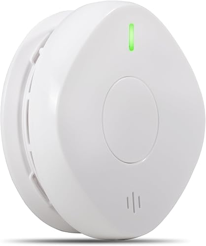 Miniatura 9 de Detector de humo, detector de monóxido de carbono, batería de 10 años, detector de humo 2 en 1, indicadores de luz de advertencia LED, blanco,