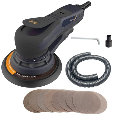 Image of TIEOAXFT 5.0mm/2.5mm Random Orbital Sander Brushless 350W 3A Multi-function Variable Speed Electric Corded Car Polishing Machine(2.5)