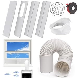 Velskud AC123 Fensterdichtungssatz mit Abluftschlauch