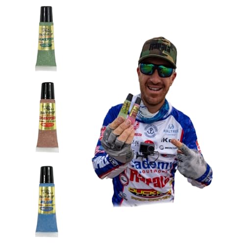 BAIT-POP Bait Pop Jacob Wheeler Pro Pack 2 - Bait Pop Gamefish, Crawfish, Blue - Live Sonar Intensifier Scented Sparklscales .5oz Tubes