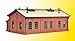 Vollmer 47608 2 Road engine shed Railway Buildings
