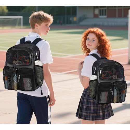 Mochila malla resistente 28L para adultos con correas acolchadas miniatura 5