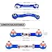 Hobbypark Metal Turnbuckle Aluminum Camber Links Toe Links with Rod Ends Steering Linkage Set for Traxxas 1/18 LaTrax Teton Upgrades Desert Prerunner, Replace 7636 (Navy Blue)