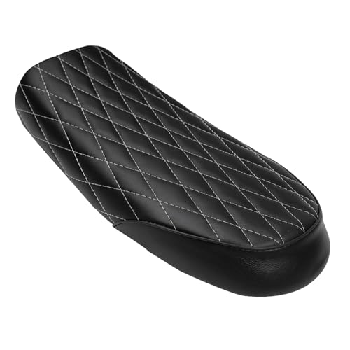 Asiento moto clásico para rutas de crucero de fin de semana con cojín de aire universal transpirable
