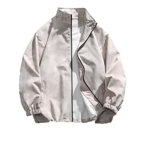 Veste ample grande taille homme blouson mi-saison léger manteau printemps automne