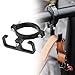 kowaku Scooter Front Hook, Aluminium Alloy Lightweight Adjustable Hanging Pothook Holder for Bicycle Scooter Accessories, 2 Straight Hook, 3.5cm to 5.5cm Tube