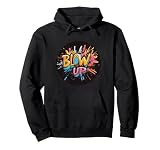 Increíble Logotipo de discurso Inflable Sudadera con Capucha
