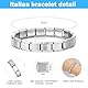 Italian Charm Armband, 8 Edelstahl Charms, 9mm Abnehmbares Modul, DIY Bracelet Mit Öffnungswerkzeug, Für Damen Herren Mädchen