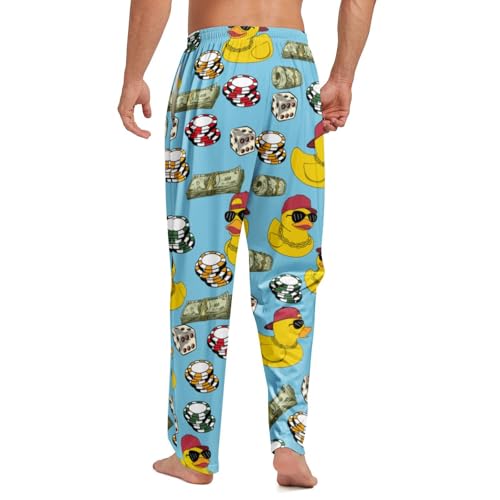 Men's Pajama Pants Loose and lightweight Sleep Lounge Bottoms with pockets Drawstring3