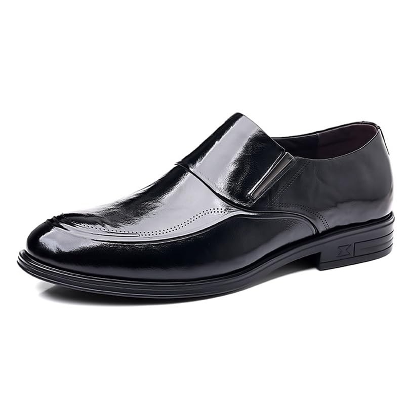 Men's Dress Shoes Slip On Pointed Toe Derbys Classic Formal Men Business Shoes