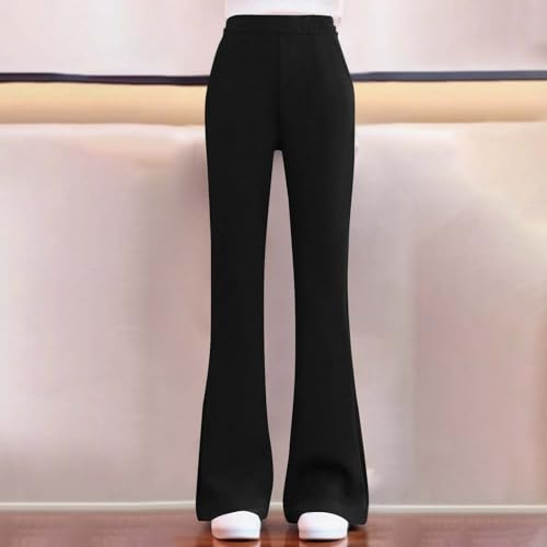 Flare Leggings for Girls Youth Bell Bottom Kids Athletic High Waist Yoga Pants Winter Warm Cute Outfits Teen Clothes2