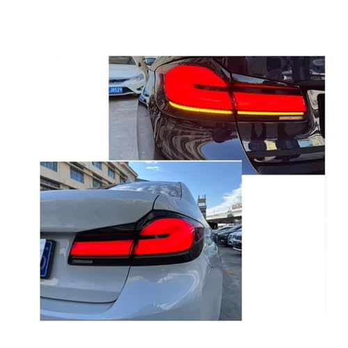 Feux arrière à LED pour BMW Série 5 F10 F18 2011-2016 rouge - 2