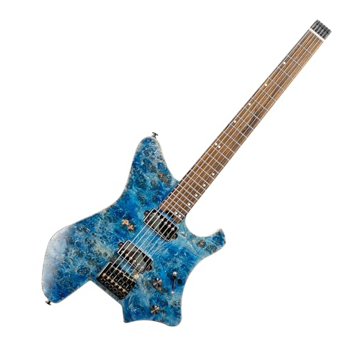 EARTエレクトリックギターヘッドレスフィックスブリッジ6弦トラベルギター超軽量パフォーマンス右ソリッドボディエレクトリックギター