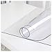 KUAIE Przezroczysty obrus z tworzywa sztucznego PVC Crystal Protector o grubości 1, 5/2 mm Wodoodporny jako pokrowiec na stół kuchenny, konfigurowalny (Color : 2mm, Size : 70X120cm)