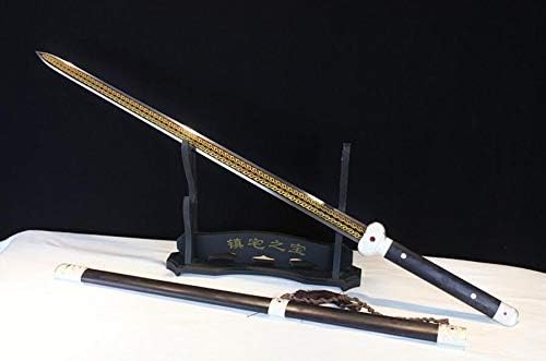 1 Set Shord Han Jian Chinese Sword -Red Folded Steel Blade
