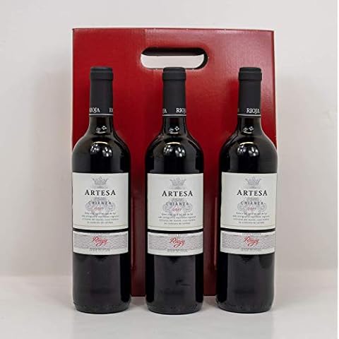 Artesa Rioja 2017 Crianza 750ml Spanish Rioja Red Wine Gift Set (THREE BOTTLES) Cover