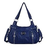 [Uso Funcional] - No solo un bolso para colgar al hombro, sino también un bolso, una bandolera, una cartera de moda y un bolso de estilo casual. Puede usarlo para salir, comprar, viajar o ir a fiestas