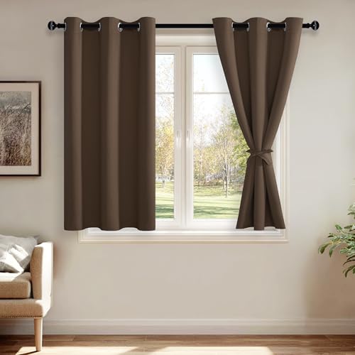 JIUZHEN Blackout Curtains for Bedroom Living Room 42 x 54 Inches Long