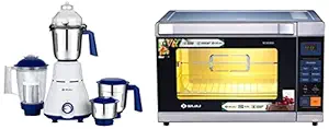 Bajaj Majesty 50 DCRSS 50 Litres Oven Toaster with Bajaj Rex 750W Mixer Grinder