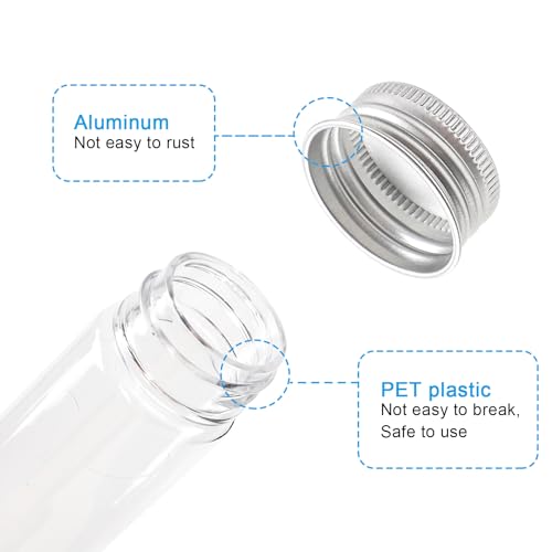 Depepe DEPEPE20190408001 18Pcs 115Ml Clear Flat Plastic Test Tubes thumb #2