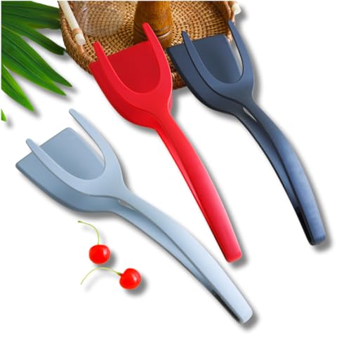 Pinça Espátula A Solução Perfeita Churrascos Omeletes e Mais Hotdeal (Cinza)