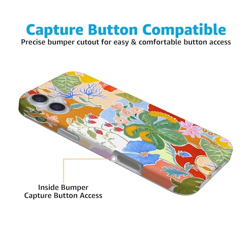 Casely iPhone 16 Case | Botanical Blooms | Floral Patchwork | Compatible with MagSafe | Classic Ultra Slim Design by Casely - Used condition - Image 7