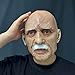 x-merry toy Realistic Old Man Mask Halloween Latex Cosplay Full Face Helmet Wrinkle Bald Head Masks for Party Carnival Shows Props