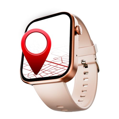 Image of boAt Storm Call 3 w /Turn-by-Turn Navigation, 1.83 inch (4.6 cm) HD Display, Bluetooth Calling, Crest+ OS, QR Tray, Watch Face Studio, Coins, Emergency SOS Smart Watch for Men & Women(Cherry Blossom)