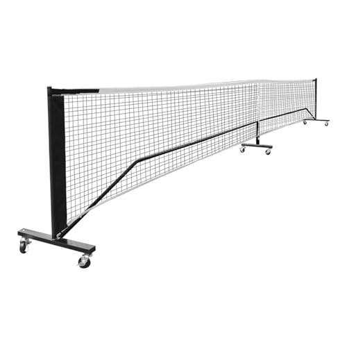 Aymzbd Portable Pickleball Net, Easy to Install, Durability, Training Netting Net for Backyard Training Indoor Outdoor, with Wheels