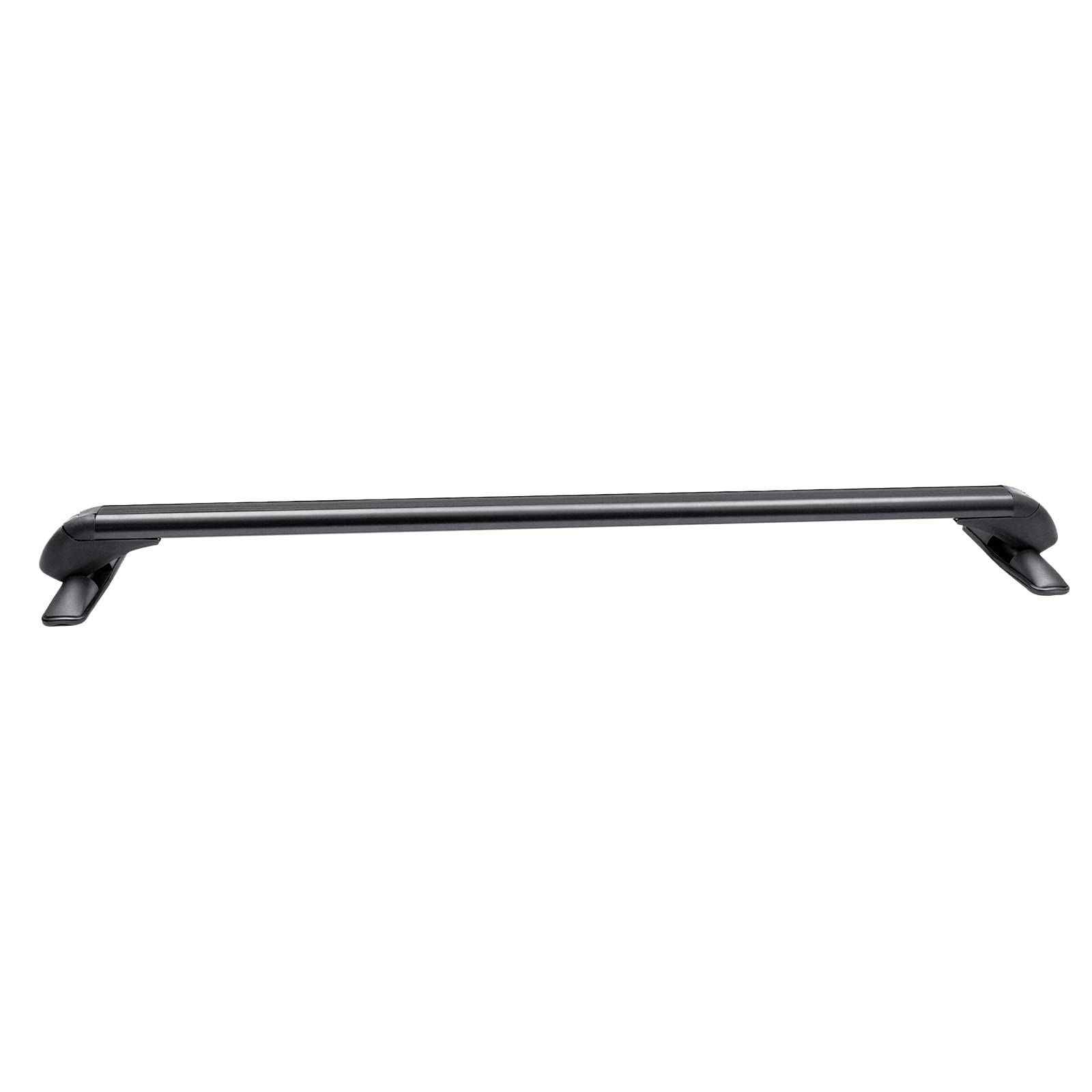 Baca de techo para coche de 4/5 puertas, portaequipajes universal con cerradura (100 cm), 2 llaves y tensor de carraca, capacidad de carga de 75 kg, para viajes y camping