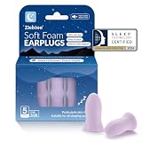 𝐓𝐎𝐏 𝟐𝟎𝟐𝟒 Ziebioo Tapones Oídos Ruido Dormir, diseño ergonómico, SNR de 36 dB, tapones para los oídos hipoalergénicos con cancelación de ruido para ronquidos, volar, estudiar, trabajar