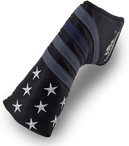 Craftsman Golf Blue Strips Golf Putter Blade Head Cover Headcover Magnetic Closure for Scotty Cameron Odyssey