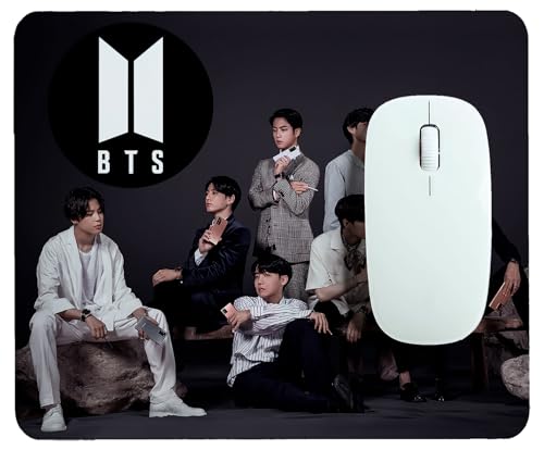 MasTazas BTS KPOP K-Pop Alfombrilla para Ordenador - 19x23cm