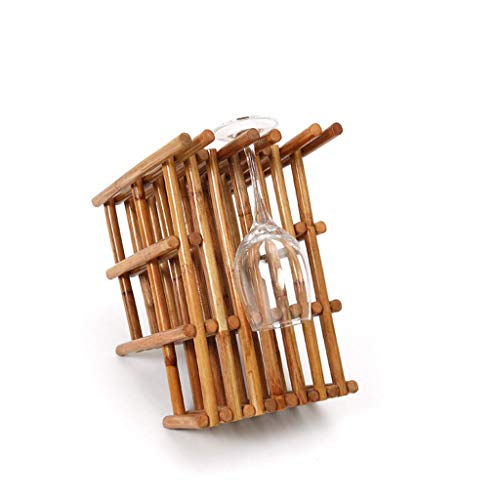Soporte para vino de madera para 10 botellas miniatura 5