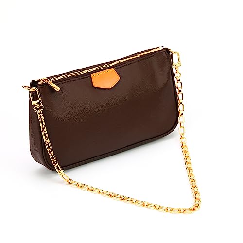 Image of jiesinlov Purse Chain Strap for Handbag Gold Chains Shoulder Bag Strap Replacement,with Metal Buckles (C 23.6in)