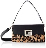 Handbag Bright SIDE Guess Damen Brightside Shoulder Bags Crossbody, Leopard, Einheitsgröße