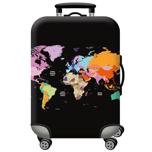 T Tersely Travel Luggage Cover Spandex Suitcase Protector Washable Baggage Covers (for 48cm/18-80cm/30 luggage) Premium Elasticated Luggage Protector -Go Travel (H650 L65cm/26-70cm/28)