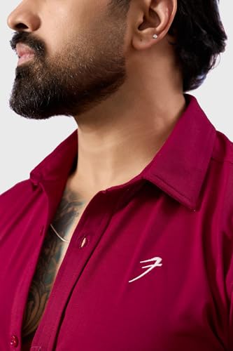 Image of FUAARK Mens Slim Fit Breathable, Lightweight & Stretchable Shirt for Casual wear